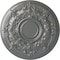 Ekena Millwork Darnay Ceiling Medallion (Fits Canopies up to 7 1/4"), Hand-Painted Silver, 29 1/4"OD x 2"P CM29DASLS - alternate 1